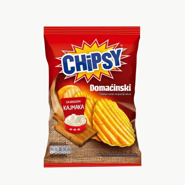 Čips Chipsy Domacinski sa ukusom kajmaka