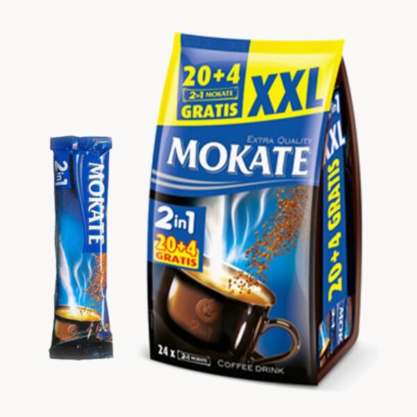 Instant kafa Mokate 2u1 XXL, kesa 24 komada