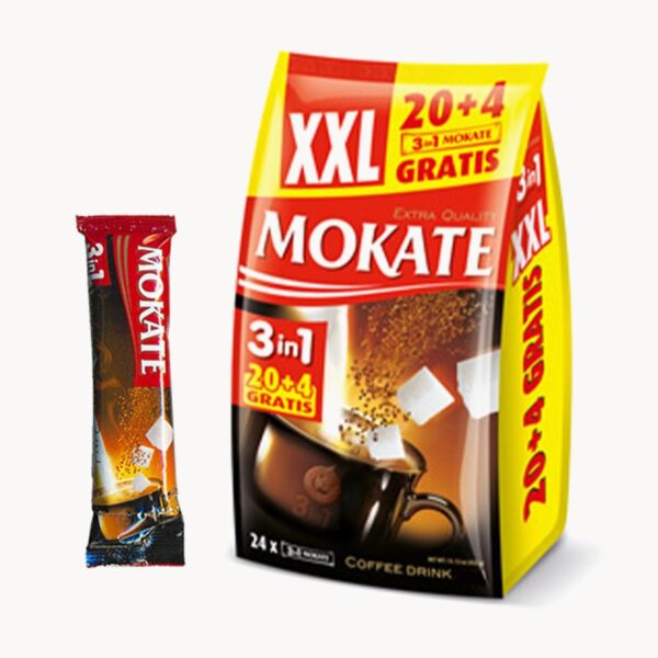 Instant kafa Mokate 3u1 XXL, kesa 24 komada