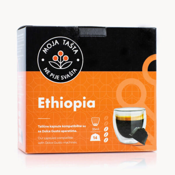 Kapsule Moja Tašta Ethiopia (Dolce Gusto kompatibilne)