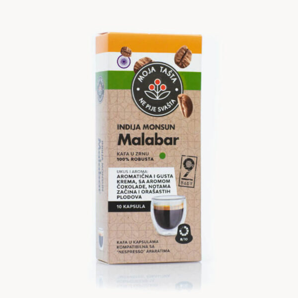 Kapsule Moja Tašta Indija Monsun Malabar Robusta