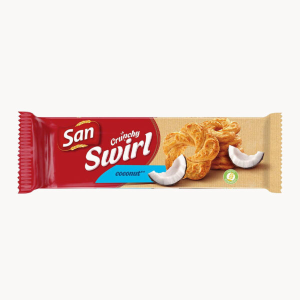 Keks San Crunchy Swirl coconut